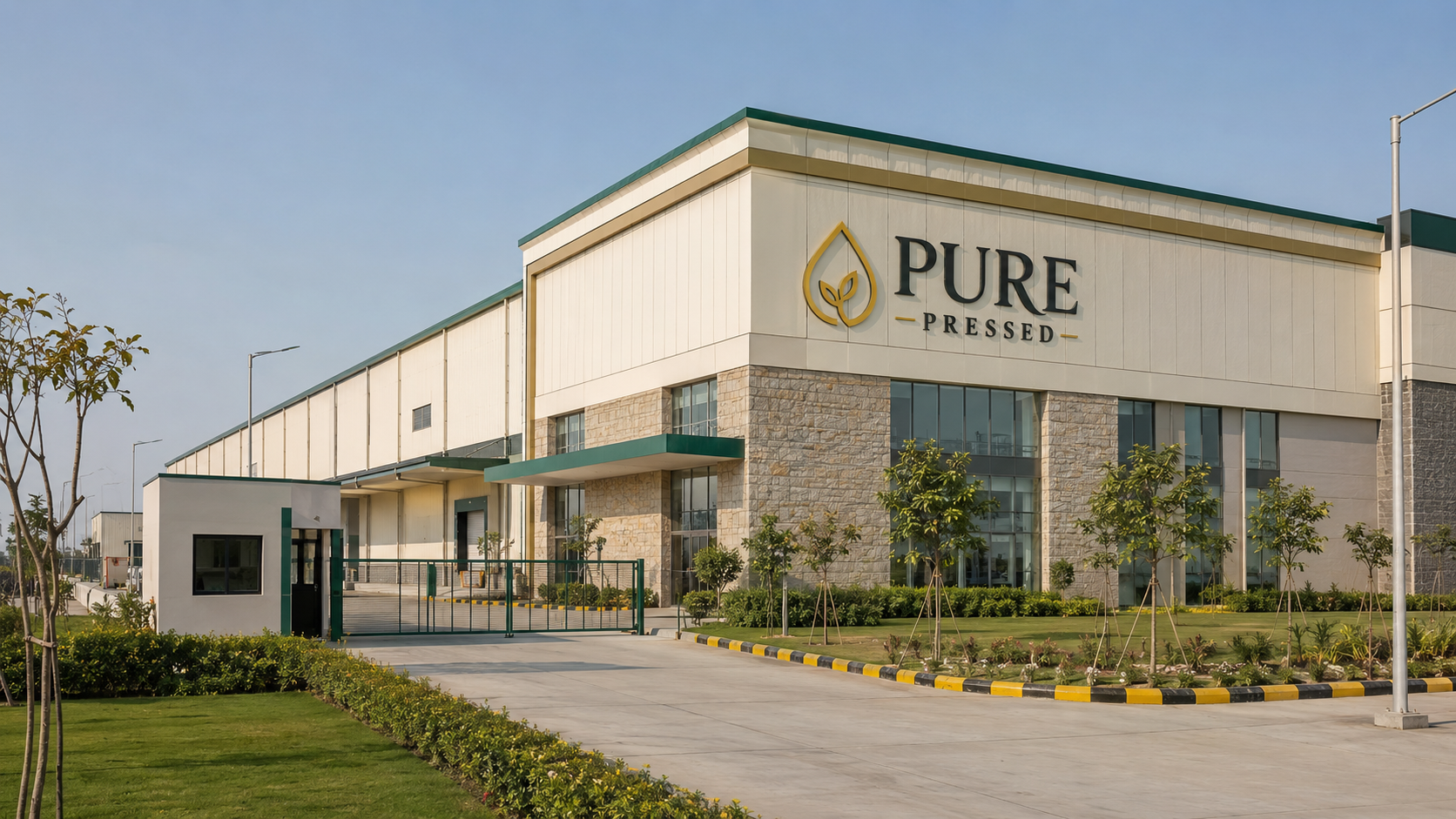 Pure Pressed food manufacturing facility in Gondal, Gujarat
